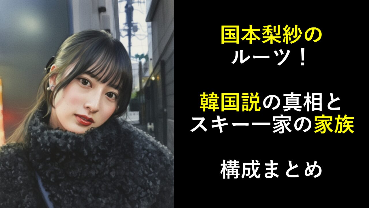 国本梨紗のルーツ！韓国説の真相とスキー一家の家族構成まとめ