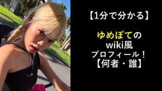 【1分で分かる】ゆめぽてのwiki風プロフィール！【何者・誰】