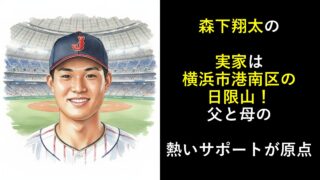 森下翔太の実家は横浜市港南区の日限山！父と母の熱いサポートが原点