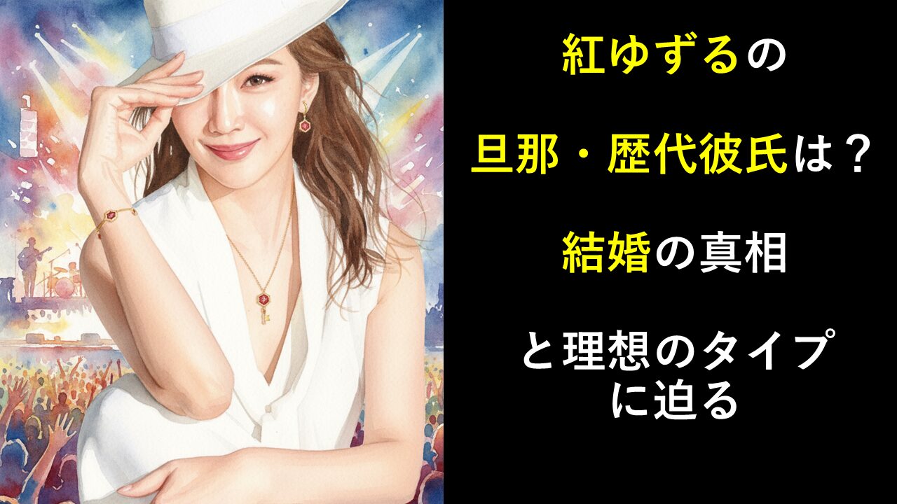 紅ゆずるの旦那・歴代彼氏は？結婚の真相と理想のタイプに迫る