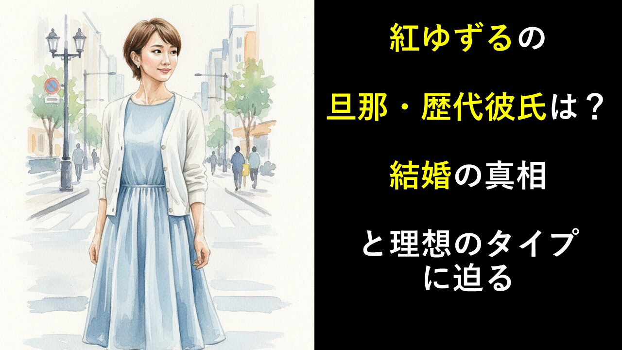 紅ゆずるの旦那・歴代彼氏は？結婚の真相と理想のタイプに迫る