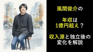風間俊介の年収は1億円超え？収入源と独立後の変化を解説