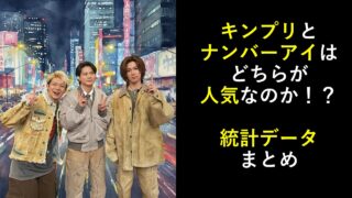 キンプリとナンバーアイはどちらが人気なのか！？統計データまとめ
