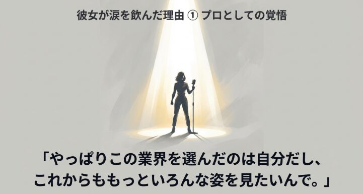 風吹ケイが告白を断った理由　プロとしての覚悟　図解