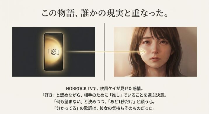 風吹ケイと重なる恋の歌詞　図解