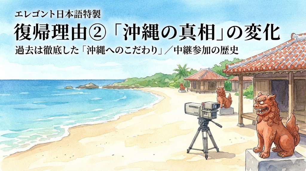 沖縄の真相の変化　沖縄背景のイラスト