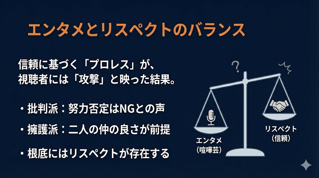 まとめ：エンタメとしての「毒舌」の限界