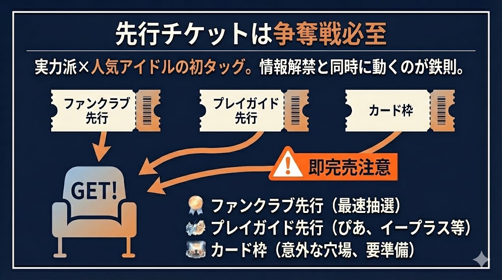 3. 先行チケットは争奪戦必至！入手のための準備