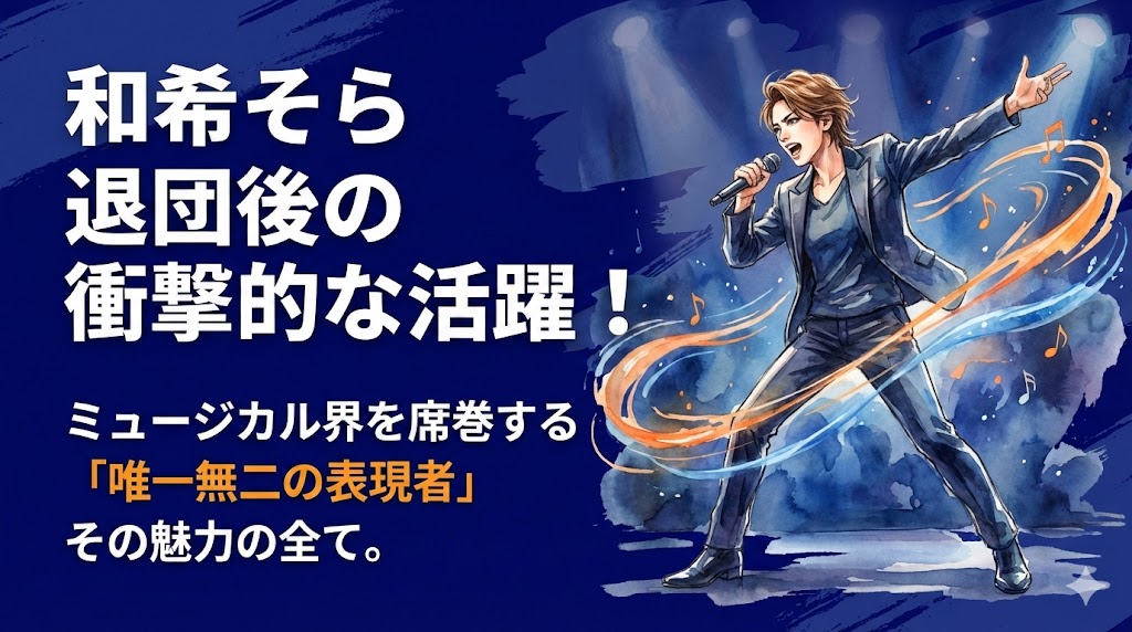 和希そら退団後の活躍を追う!出演舞台の感想から探る唯一無二の魅力