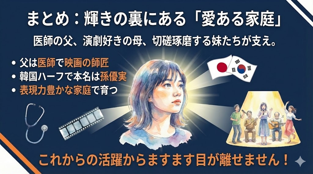 まとめ：河合優実の輝きは「愛ある家庭」から