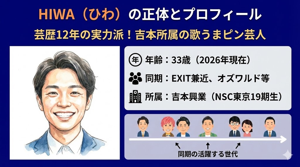 HIWA（ひわ）のWiki風プロフィール・年齢・芸歴
