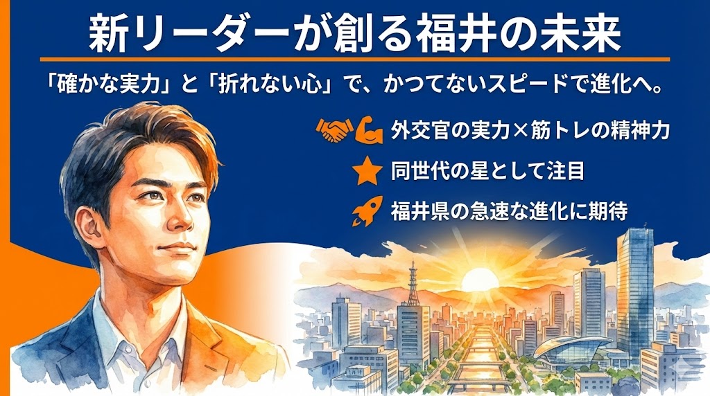 石田嵩人（いしだ たかと）　まとめ：新しいリーダーが創る福井の未来
