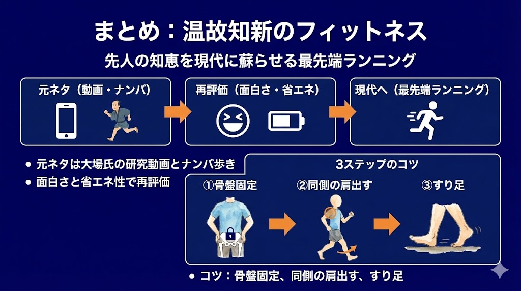 まとめ:江戸走りは温故知新のフィットネス