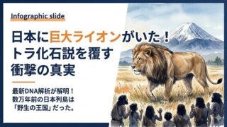 日本にライオンがいた!数万年前の化石発見場所と絶滅理由を解説