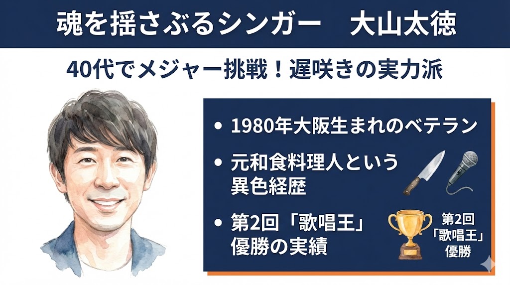 大山太徳のWiki風プロフィール　図解