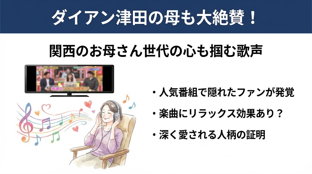 意外なファン？ダイアン津田の母も絶賛