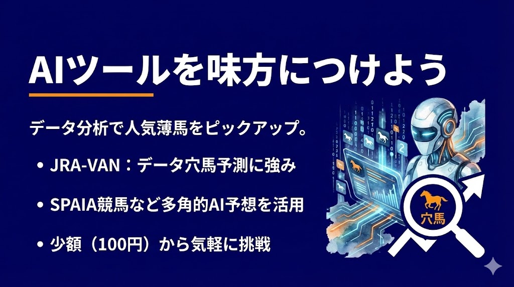 AI予測ツールで次回の夢を近づけよう　図解