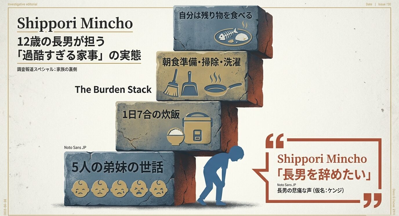 12歳の長男が担う「過酷すぎる家事」の実態 図解
