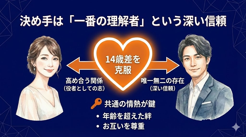 14歳差婚の決め手は「一番の理解者」という深い信頼