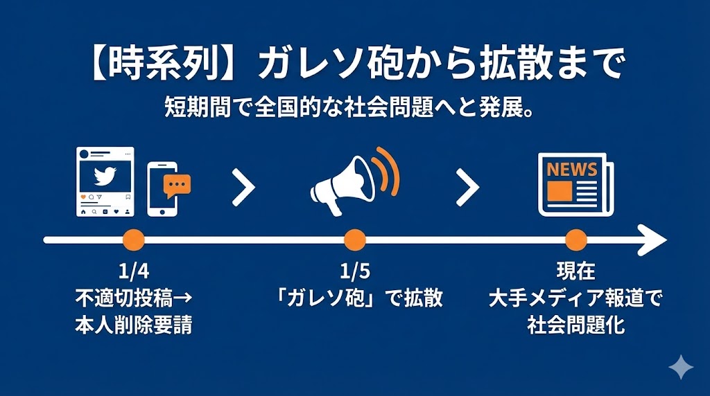 【時系列】ガレソ砲着弾から拡散までの経緯