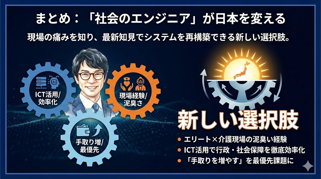 まとめ：坂元悠紀は「現場の痛み」を知るデジタル政治家