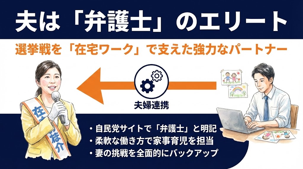 門寛子夫は「弁護士」のエリート！選挙戦を在宅ワークで支える