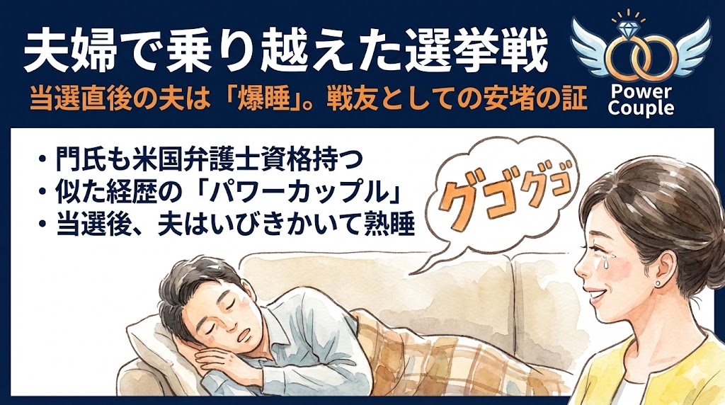 当選直後の「ほっこり」エピソード