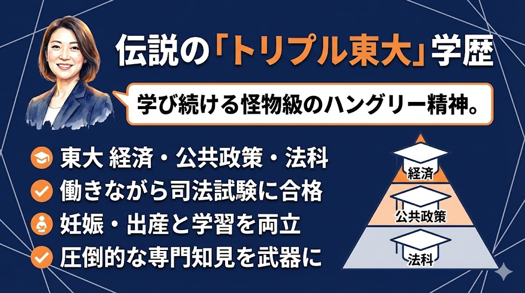 丸尾なつ子 学歴 東京大学 3回卒業 年表