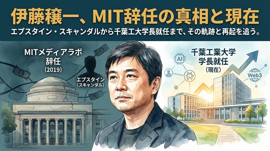 伊藤穰一は何をした？MIT辞任の理由と現在の活動から読み解く真相
