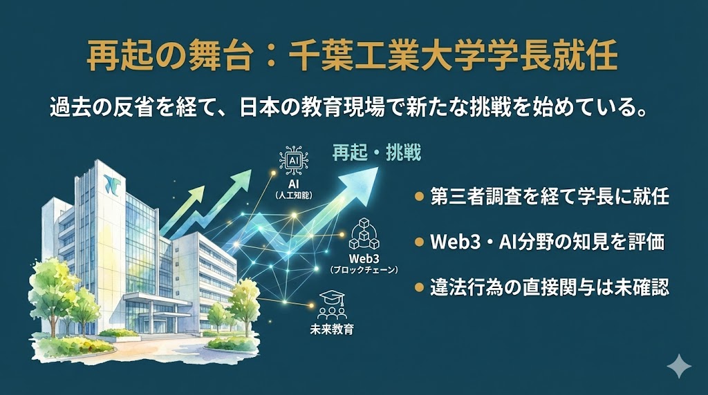 千葉工業大学学長への就任と現在の状況