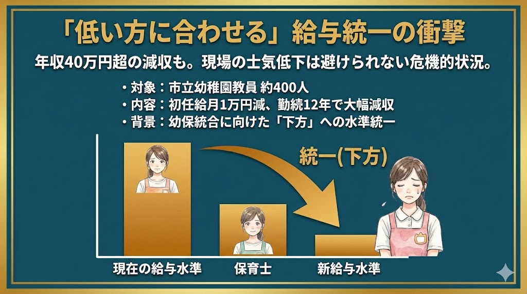 大津市の幼稚園教諭賃下げ条例案とは?内容をわかりやすく解説